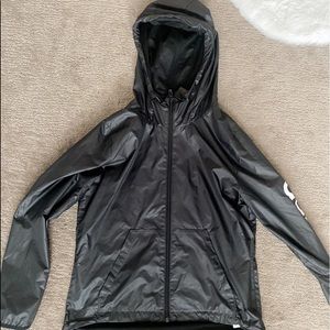 BLACK ADIDAS WIND BREAKER